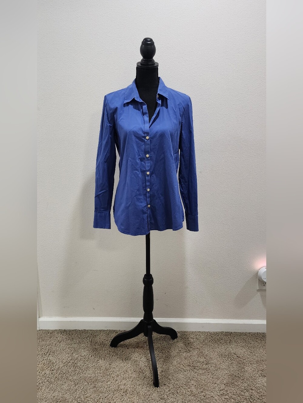 Old Navy Women's Button-Down Shirt - Cobalt Blue